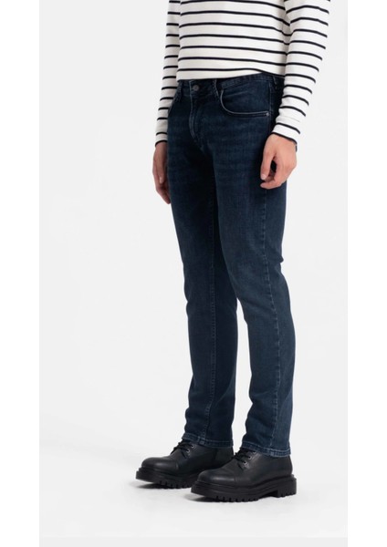 Erkek Normal Bel Fermuarlı Boru Paça Üst Kalite Jean Pantolon modelleri