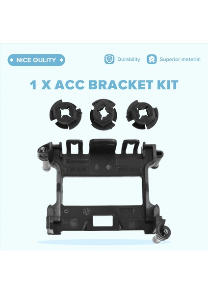 1271321010 Araba Acc Cruise Radar Braketi Changan CS75 Için 3 Tokalı Rx5 Mg Zs Audi A3 Byd Acc Braket Kiti (Yurt Dışından) fırsatları