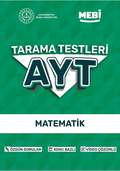 AYT Tarama Tesleri Sayısal (Meb) fiyatları
