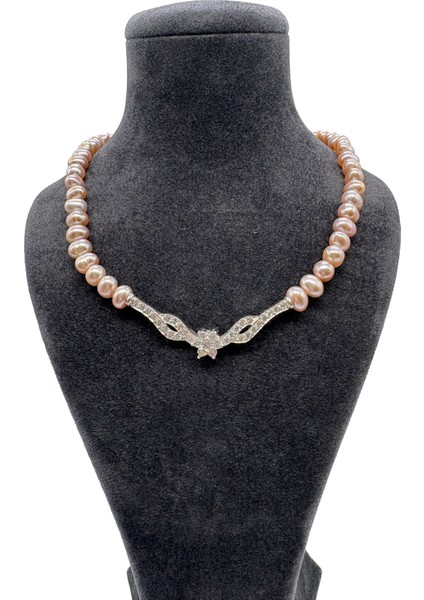 Pembe Inci Gümüş Kolye modelleri