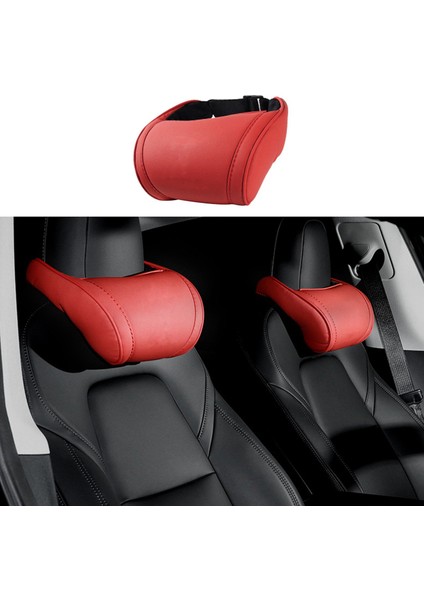 2x Araba Koltuk Başlık Boyun Yastığı Tesla Için Konforlu Bellek Köpüğü Model x Y S 3 Aksesuar Beyaz (Yurt Dışından) fırsatları
