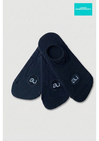 Unisex Pamuk 3'lü Siyah Görünmez Sneaker Çorap fiyatları