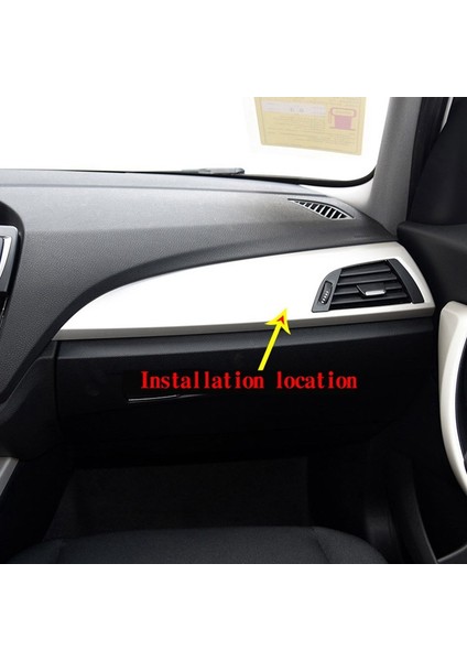 Araba Gösterge Tablosu Yan Klima Outlet Panel Kapak Çıkartmaları Aksesuarları For-Bmw 1 2 Seri F20 F21 F22 F23 2012-2017 (Yurt Dışından) modelleri