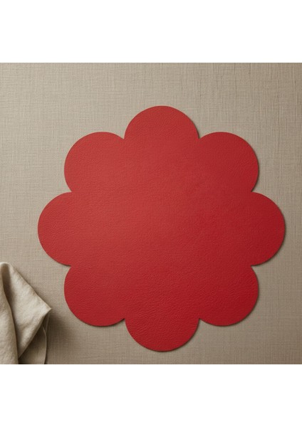 2 Adet Deri Amerikan Servis-Kolay Silinebilir SUPLA-33X33 Cm-Simetrik Yapraklar Desenli fiyatları