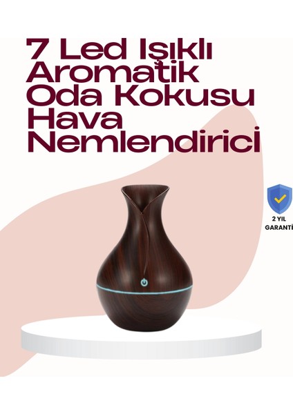 130ML Su Depolu USB Güçlü Kompakt Masaüstü Nemlendirici Difüzör