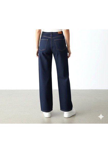 Büyük Beden Kadın Pantolon- Koyu Mavi fiyatları