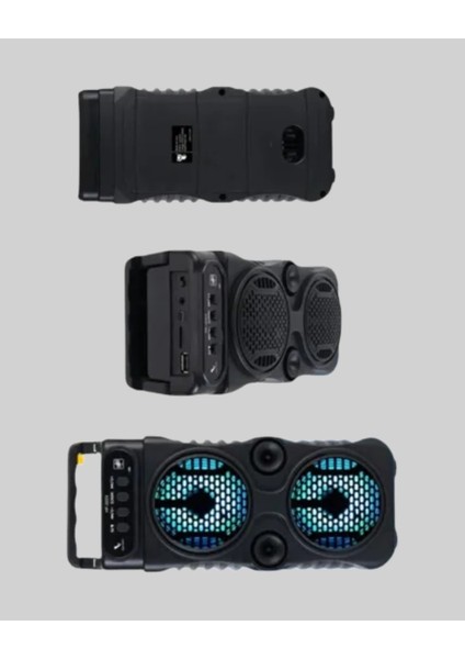 Kablosuz LED Işıklı Bluetooth Hoparlör – Fm Radyolu, Mikrofon Girişli indirimleri