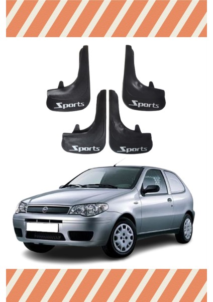 Fiat Palio Van Tüm Kasalar Sports Yazılı 4'lü Tozluk Çamurluk Paçalık