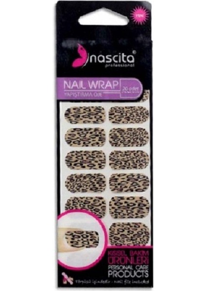 Nascita Leopar Desenli Yapıştırma Oje (20&apos;li)