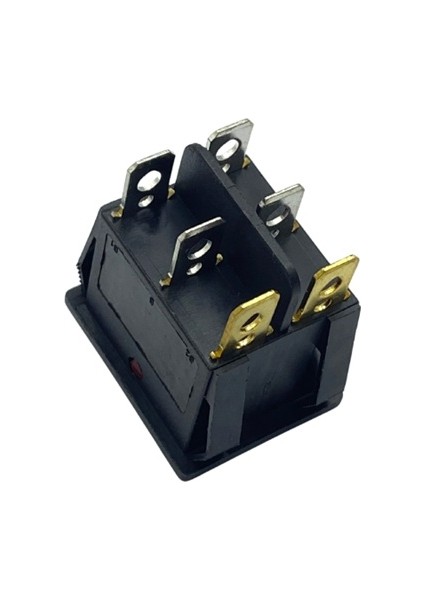 Tuşlu Anahtar Çiftli Işıklı Kare Tip (On-Off) (6 Fiş) fiyatları