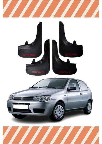Fiat Palio Van Tüm Kasalar Racing Yazılı 4'lü Tozluk Çamurluk Paçalık