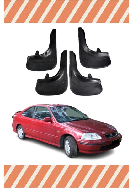 Honda Civic 1995-2001 4'lü Tozluk Çamurluk Paçalık