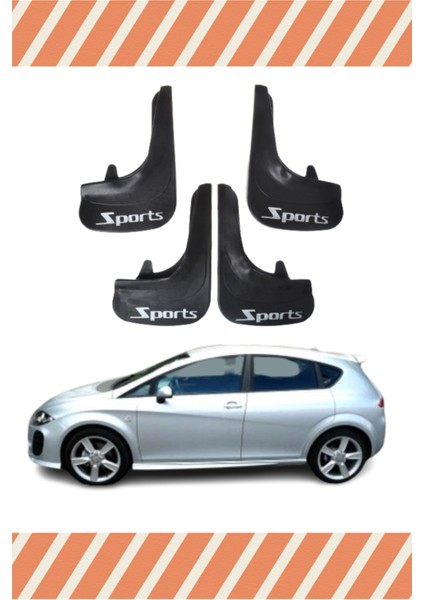 Seat Leon Sports Yazılı 4'lü Tozluk Çamurluk Paçalık