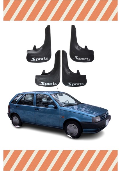 Fiat Tipo Sports Yazılı 4'lü Tozluk Çamurluk Paçalık