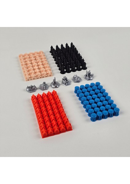 Kingdom Builder Oyunu Uyumlu Özel Tasarım Köy ve Kale Seti