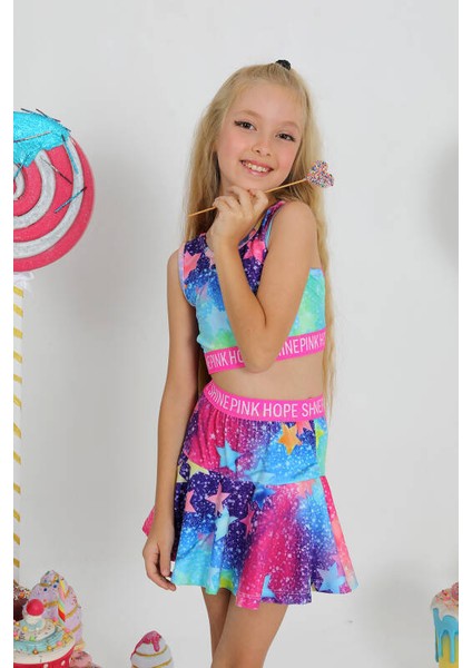 Kız Çocuk Gym Star Şort Etek