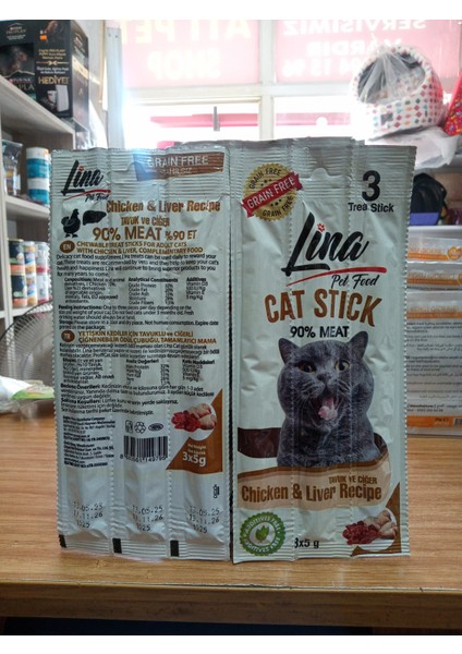 Gourmet Gold Kıyılmış Hindi Etli Kedi Konserve 5 ADET+2(6ADET) Paket Lina Tahılsız Kedi Ödül Stick fiyatları