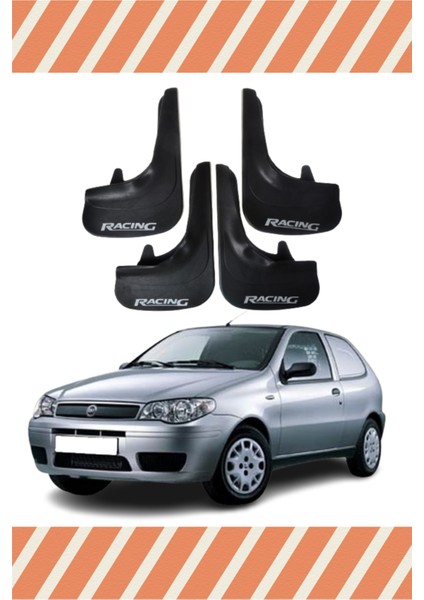 Fiat Palio Van Tüm Kasalar Racing Yazılı 4'lü Tozluk Çamurluk Paçalık