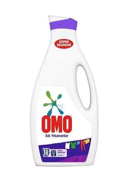 Omo Sıvı Active Cold Power Siyahlar 2470 ml