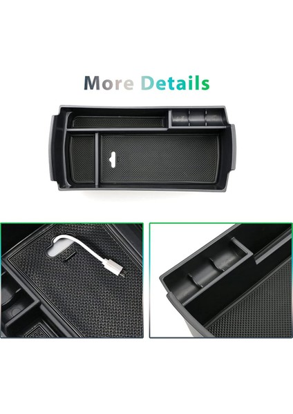 Peugeot 3008 5008 2016-2021 Için Araba Merkezi Konsol Koltukları Saklama Kutusu Organizatör Iç Aksesuarlar (Yurt Dışından) indirimleri