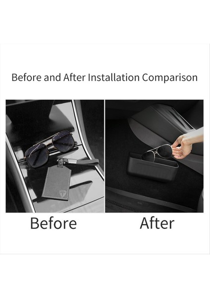Tesla Için Model Y Model 3 Yayla Güneş Gözlüğü Tutucu Merkez Konsolu Organizatör Tpe Saklama Kutusu Iç Aksesuarlar (Yurt Dışından) fiyatları