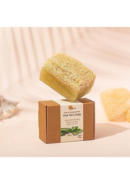 Oriole Life Doğal Kabak Lifli Aloe Vera Sabunu - Cilt Kuruluğu Karşıtı, Besleyici, Nemlendirici Yüz ve Vücut Sabunu 150 Gr. modelleri