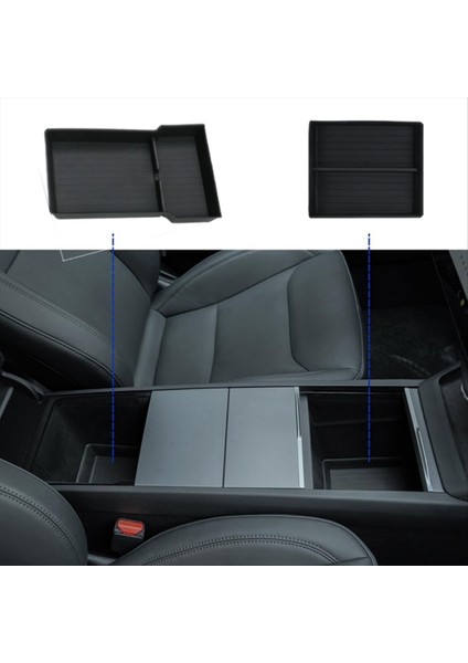 Merkez Konsol Organizatör Alt Alt Depolama Tepsisi Tesla Model 3 Highland 2024 Aksesuarları Için (Yurt Dışından) fırsatları