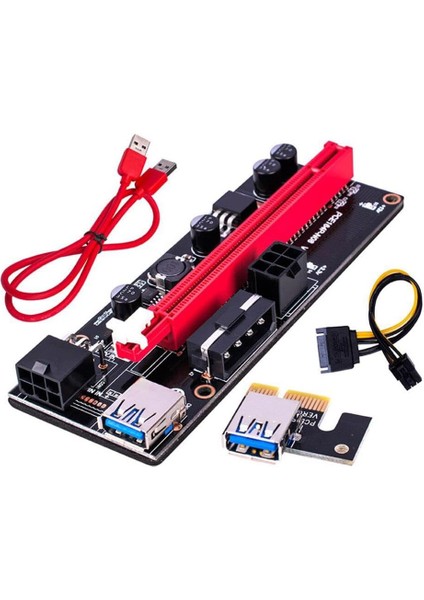 Pcı E 1x To 16X USB 3.0 Riser Ekran Kartı Bitcoin V009S 9.nesil