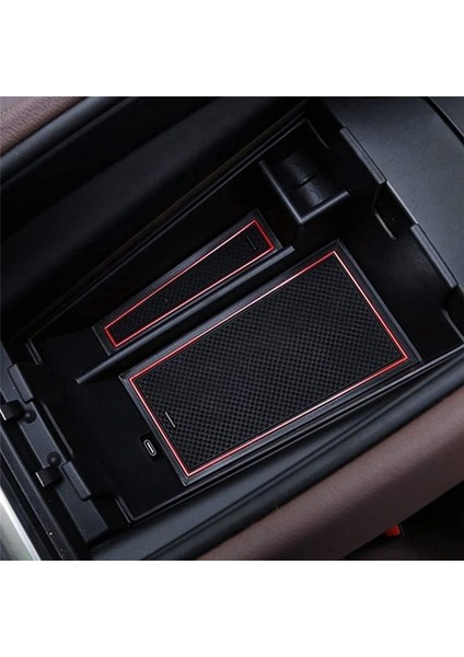 Bmw Için Araç Kol Resim Kutusu Depolama Kutusu Kılıf Tepsisi 2019 2020 2021 X5 G05 X6 G06 X7 G07 Otomatik Kol Rest Conter Conter Organıer (Yurt Dışından)
