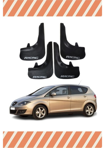 Seat Altea Racing Yazılı 4'lü Tozluk Çamurluk Paçalık