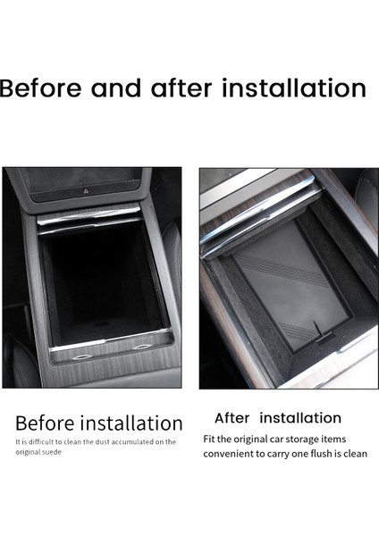 Tesla Model x Için Merkezi Kontrol Alt Depolama Mat Koruyucu Pedler Araba Yastık Aksesuarları Siyah (Yurt Dışından) fiyatları