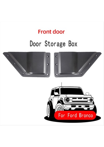 Ford Bronco Için Araba Aksesuarları 2019 2022 2/4 Kapı Ön Kapı Cep Saklama Kutusu Organizatör Tutma Tepsisi (Yurt Dışından) indirimleri
