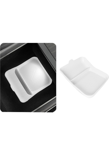 Kolçak Kutusu Silikon Alt Tepsi Koltuklar Depolama Tankı Ped Merkezi Konsol Tesla Için Kol Dayama Yeni Model S x 2023 Beyaz (Yurt Dışından) fiyatları
