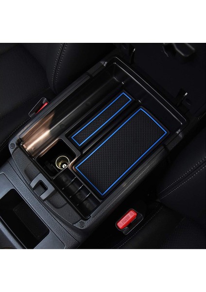 Nissan Rogue X-Trail 2014-2021 Otomobil Merkezi Konsol Organizatörü Koltuk Depolama Tepsisi Iç Aksesuarlar-Black &amp Blue (Yurt Dışından) fiyatları