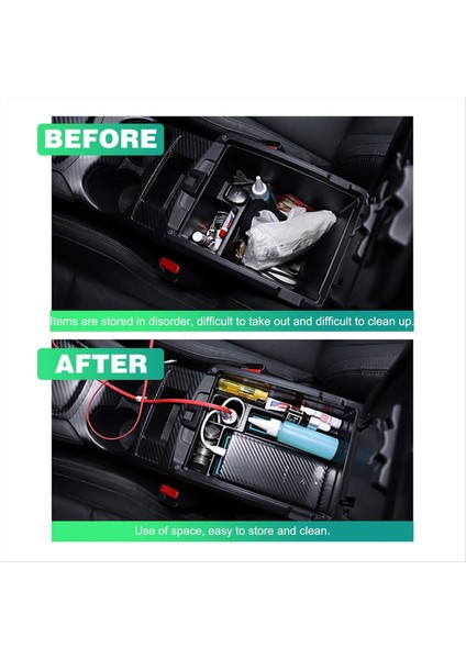 Nissan Rogue X-Trail 2014-2021 Otomobil Merkezi Konsol Organizatörü Koltuk Depolama Tepsisi Iç Aksesuarlar-Black &amp Blue (Yurt Dışından) fırsatları