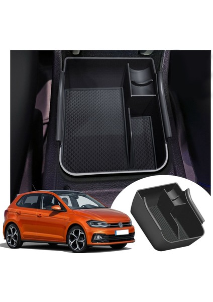 Art Resim Depolama Kutusu For-Polo Mk6 2018 2019 2020 Merkezi Kontrol Konteyner Kutusu Otomatik Iç Organizatör Araba Aksesuarları (Yurt Dışından) modelleri