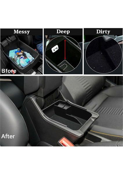 Art Resim Depolama Kutusu For-Polo Mk6 2018 2019 2020 Merkezi Kontrol Konteyner Kutusu Otomatik Iç Organizatör Araba Aksesuarları (Yurt Dışından) fırsatları