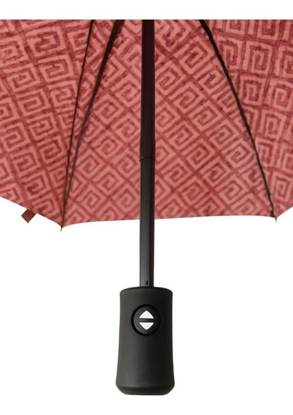 Kırmızı Desenli Tam Otomatik Fiber Telli Şemsiye, Şık ve Kullanışlı Tasarım modelleri
