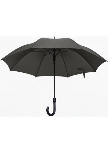 Renkli 8 Telli Yarı Otomatik Fiber Bastonlu 60 cm Şemsiye