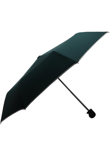 Yeşil 8 Telli Manuel Şemsiye, Şık ve Dayanıklı Koruma Aksesuarı