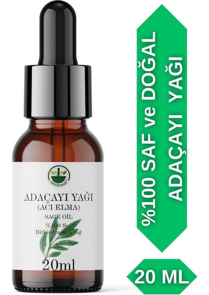 Adaçayı (Acı Elma) Uçucu Yağı 20 ml – %100 Saf & Doğal
