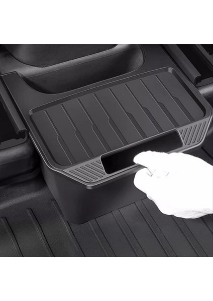 Tesla Model Y Araba Depolama Dekorasyonu Için Arka Koltuk Depolama Kutusu Araç Depolama Kutusu Araç Çöp Kutusu (Yurt Dışından)