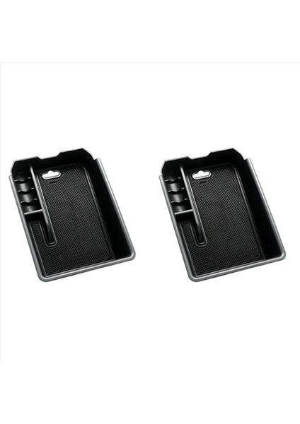 2x Araç Merkez Konsol Koltuk Kutusu Saklama Kutusu Palet Tepsi Konteyneri Bmw Için Kauçuk Matlı X3 G01 X4 G02 2018-2021 (Yurt Dışından)