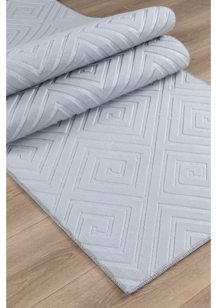 Helen Vl Delux Halı Oturma Odası, Mutfak, Antre, Koridor Halısı Gri