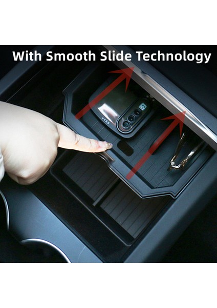 Tesla Model 3 Için Highland 2024 Otomobil Merkezi Konsol Organizatör Çift Katmanlı Saklama Kutusu Tepsi Aksesuarları (Yurt Dışından) fiyatları