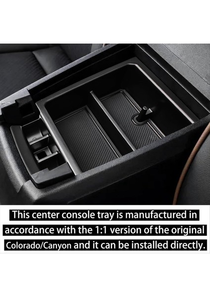 Merkez Konsol Organizatörü Koltuk Saklama Kutusu Tepsisi Chevy Colorado/gmc Kanyonu Için 2023 2024 Aksesuarlar (Yurt Dışından) modelleri