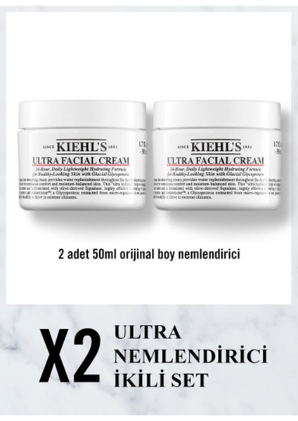 Ultra Facial Cream Nem Ikilisi Seti