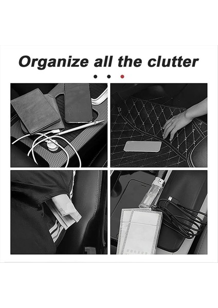 Araba Arka Koltuk Çantası Çok Cep Koltuk Geri Depolama Çantası Katlanabilir Yemek Masa Rafı Büyük Kapasiteli Depo Çantası (Yurt Dışından) fırsatları