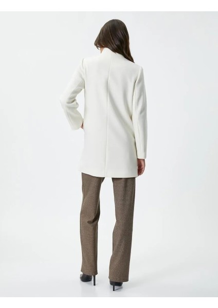 Kaşe Kaban Dik Yaka Fermuarlı fiyatları