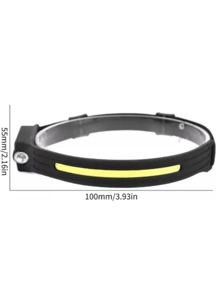 Sensörlü Kafa Lambası Ledli Şarjlı Pilli Kamp Kafa Feneri El Feneri